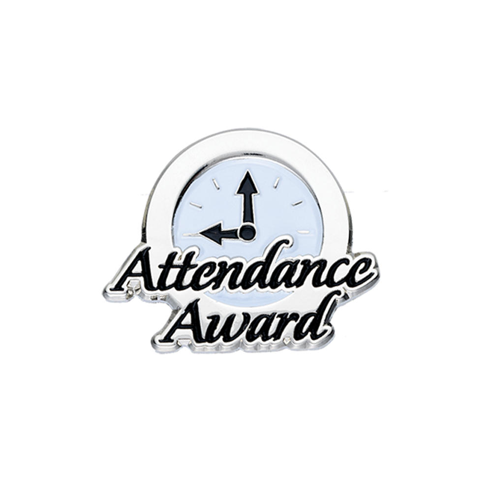 Attendance Award 'Clock' badge (pack of 5)