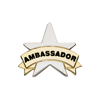 AMBASSADOR Star badge (pack of 5)