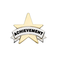 ACHIEVEMENT  Star badge (pack of 5)