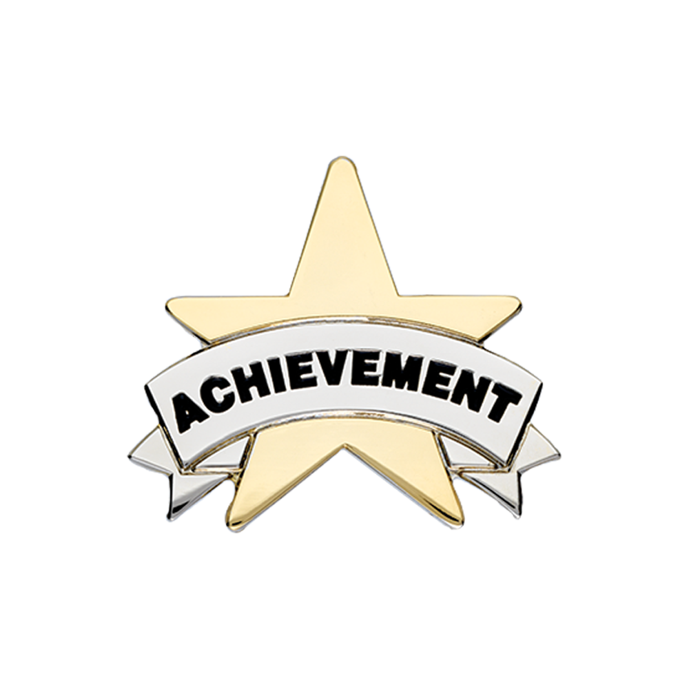 ACHIEVEMENT  Star badge (pack of 5)