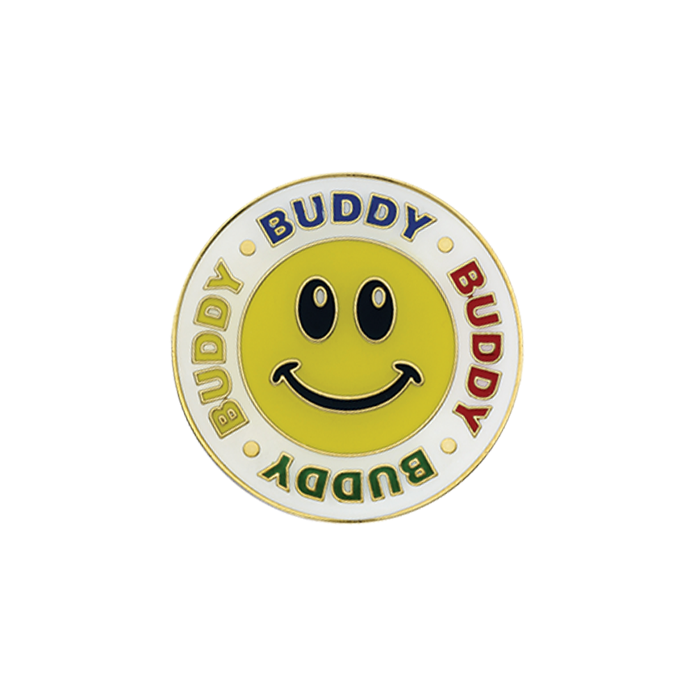 Enamel Buddy Badge (Pack of 5)