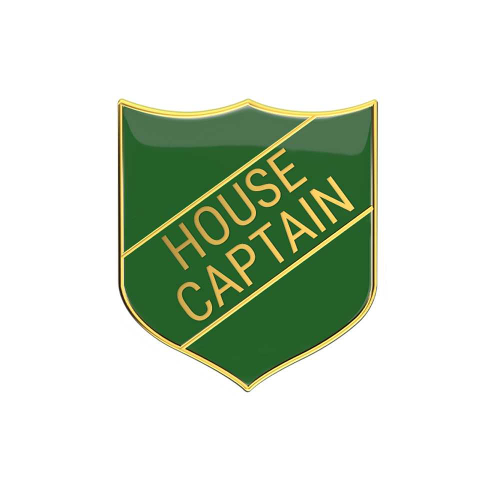 House Captain badge Green  (pack of 5)