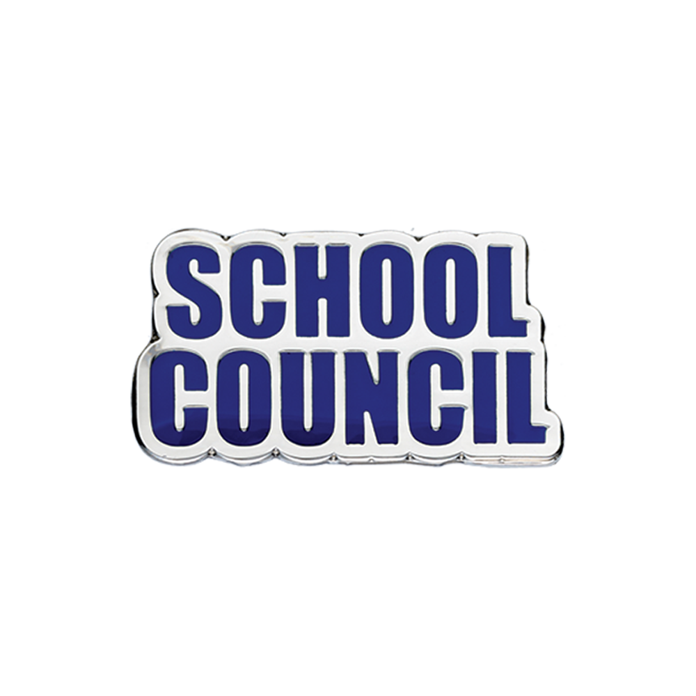 School Council badge blue (pack of 5)
