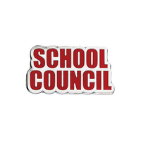 School Council badge red (pack of 5)