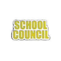 School Council badge yellow (pack of 5)