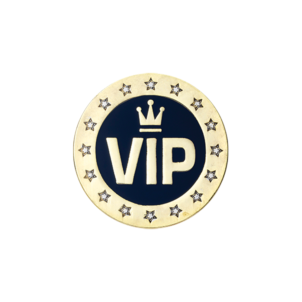 VIP Enamel Badge (pack of 5)