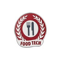 Food Tech Enamel badge (pack of 5)