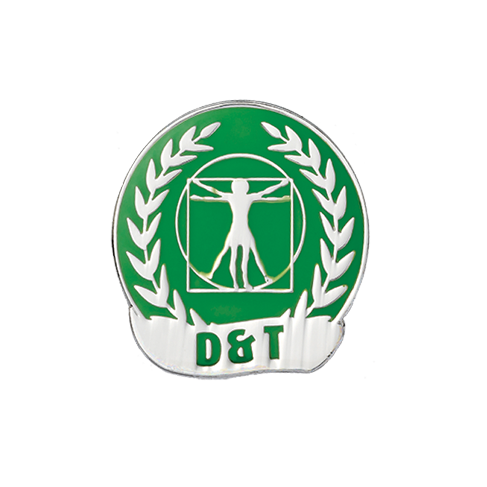 D&T Enamel badge (pack of 5)