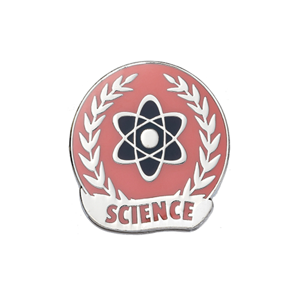 Science Enamel badge (pack of 5)