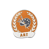 Art Enamel badge (pack of 5)