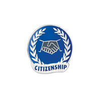 Citizenship Enamel Badge (pack of 5)