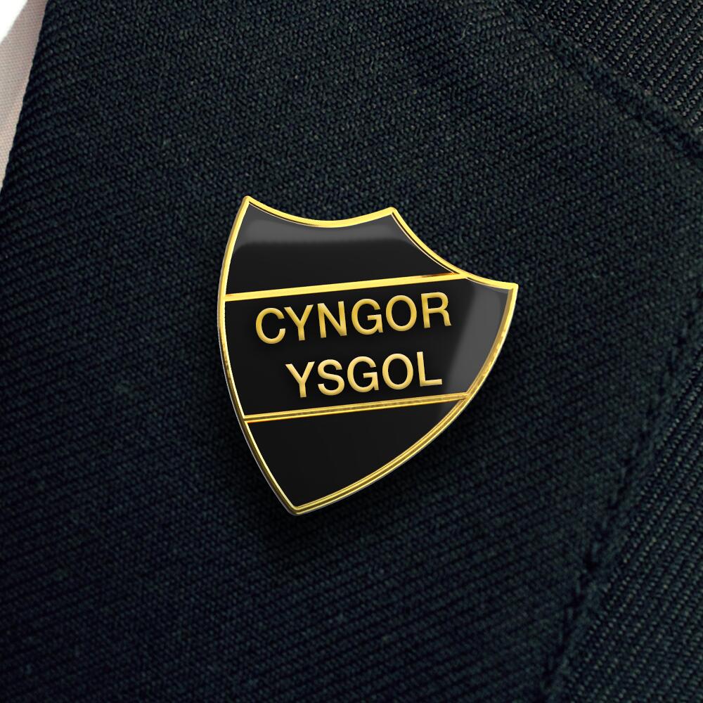 CYNGOR YSGOL black and gold (pack of 5) - Image 2