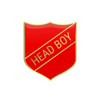 HEAD BOY badge red (pack of 5)