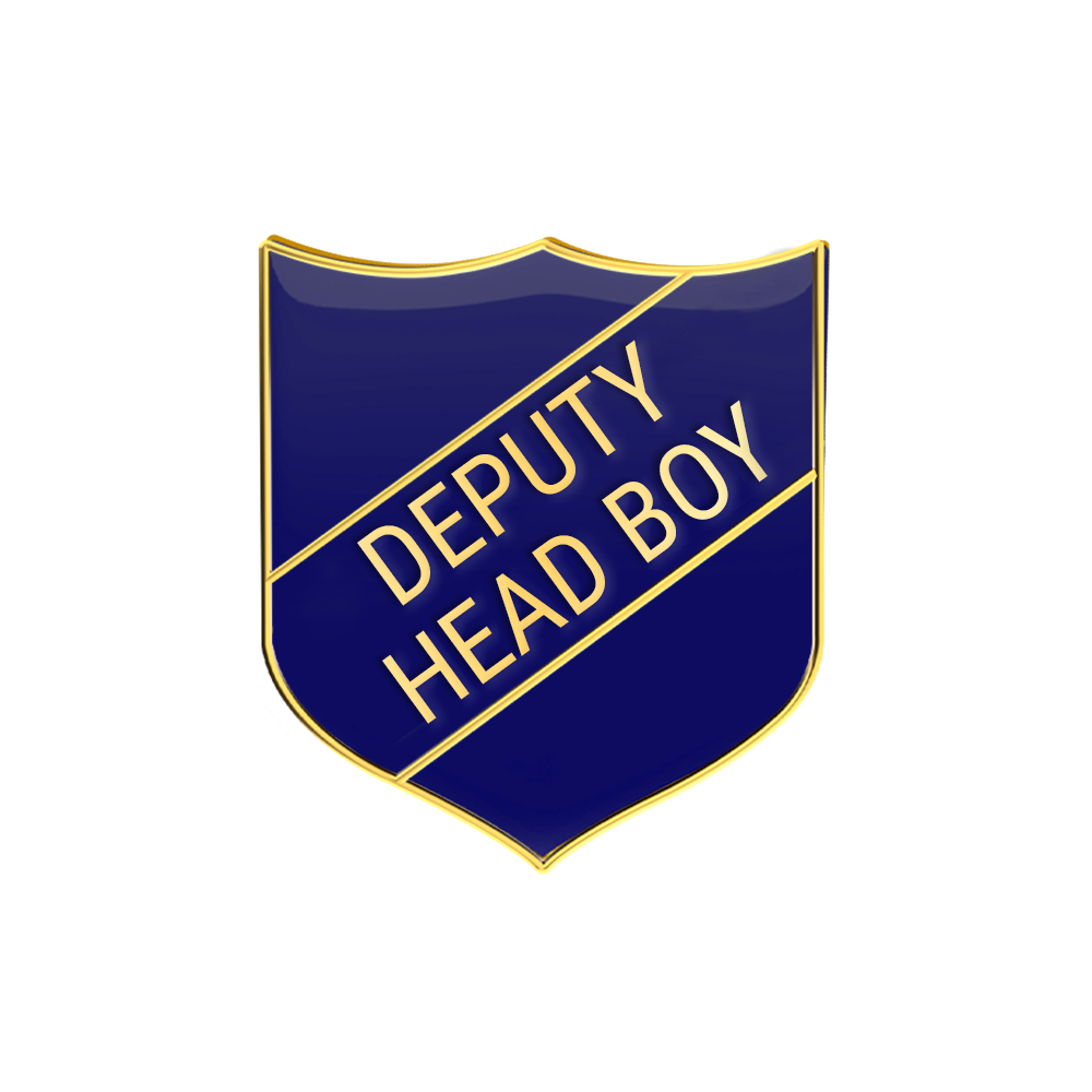 DEPUTY HEAD BOY badge blue (pack of 5)