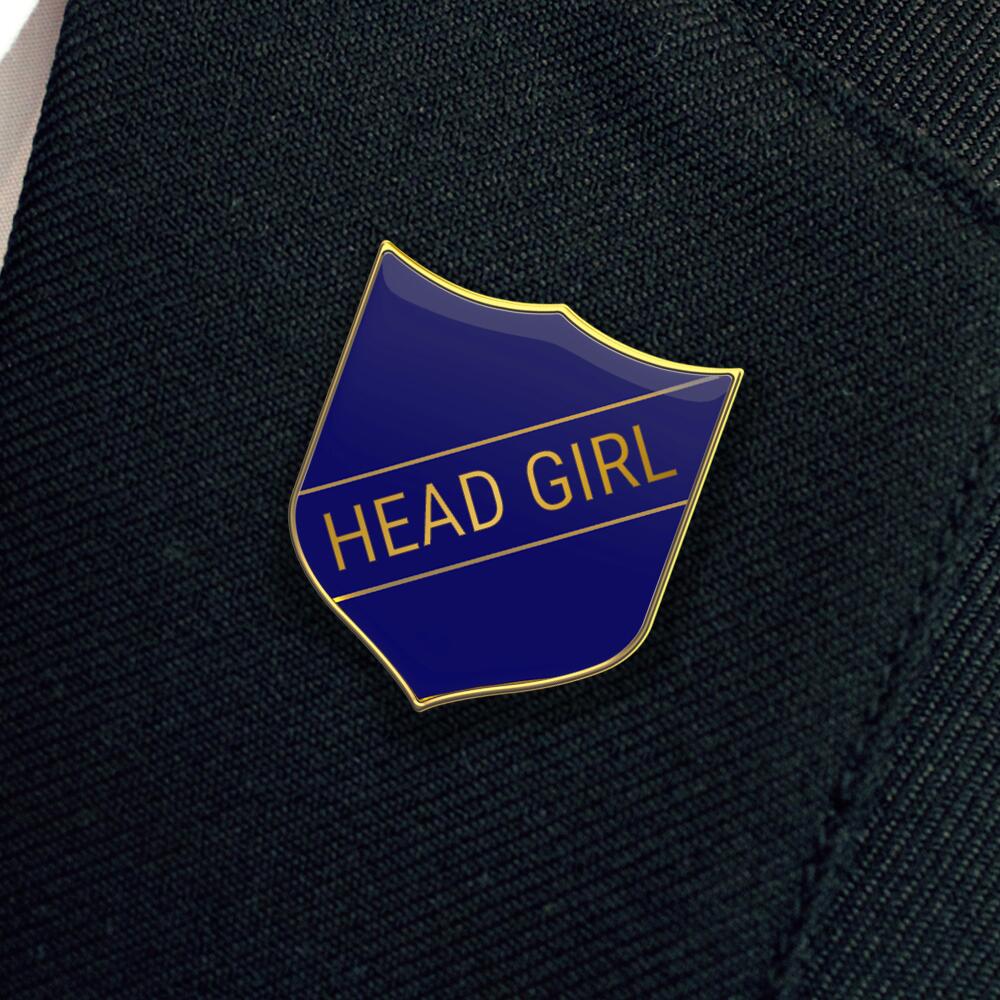 HEAD GIRL badge blue (pack of 5) - Image 2