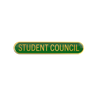 STUDENT COUNCIL badge green(pack of 5)