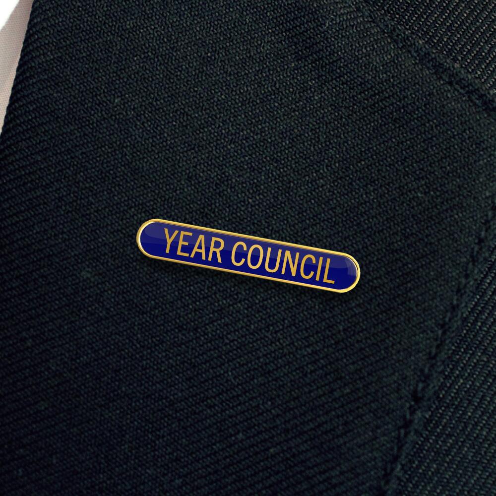 YEAR COUNCIL badge blue (pack of 5) - Image 2