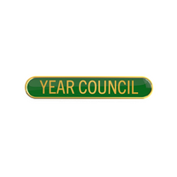 YEAR COUNCIL badge green(pack of 5)