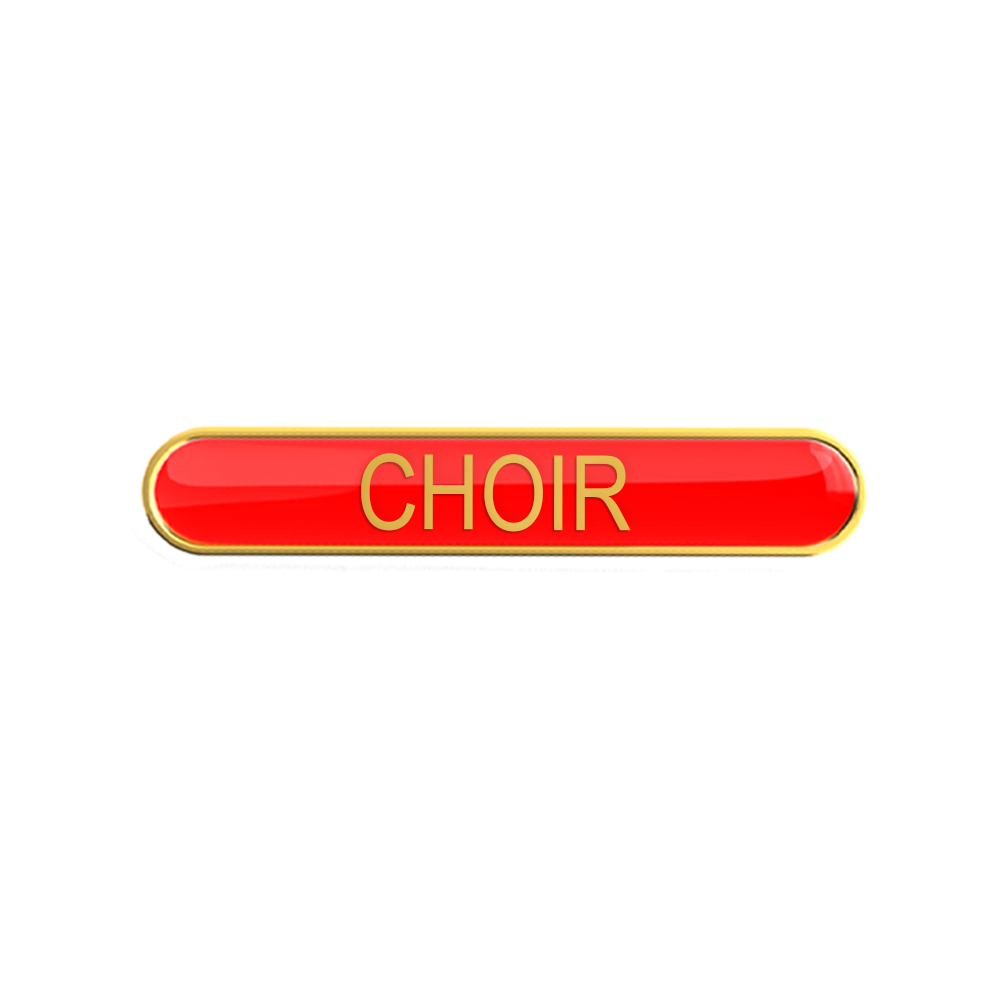 CHOIR badge red (pack of 5)