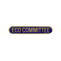 ECO COMMITTEE badge blue (pack of 5)