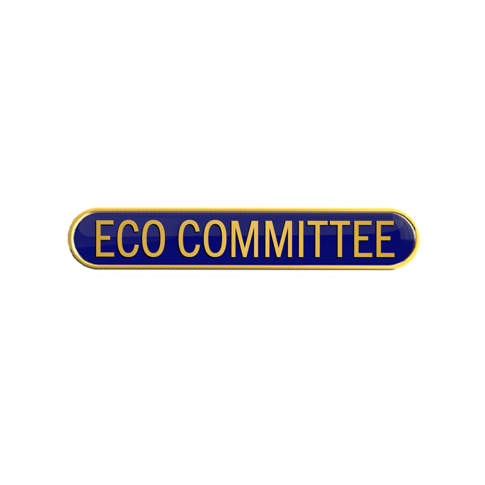 ECO COMMITTEE badge blue (pack of 5)