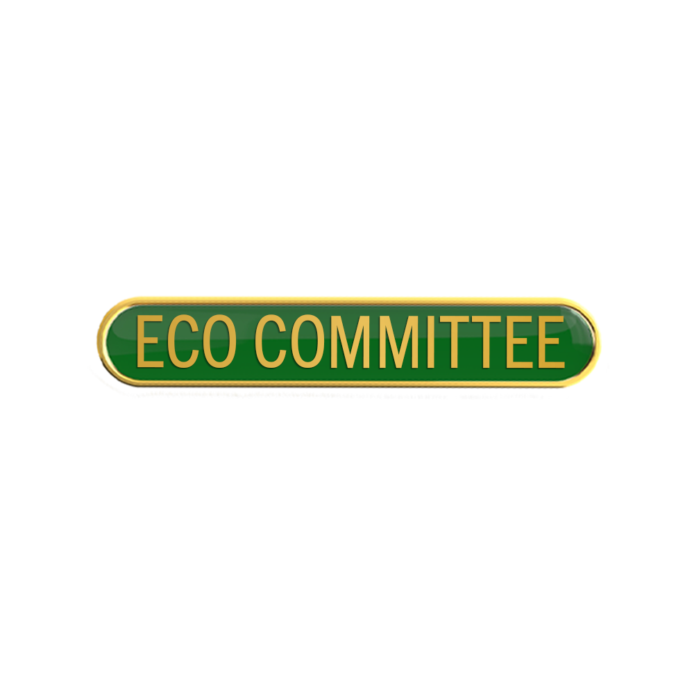ECO COMMITTEE badge green(pack of 5)