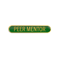 PEER MENTOR badge green(pack of 5)