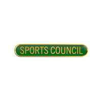SPORTS COUNCIL badge green (pack of 5)