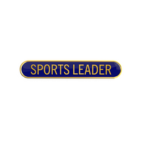 SPORTS LEADER badge blue (pack of 5)