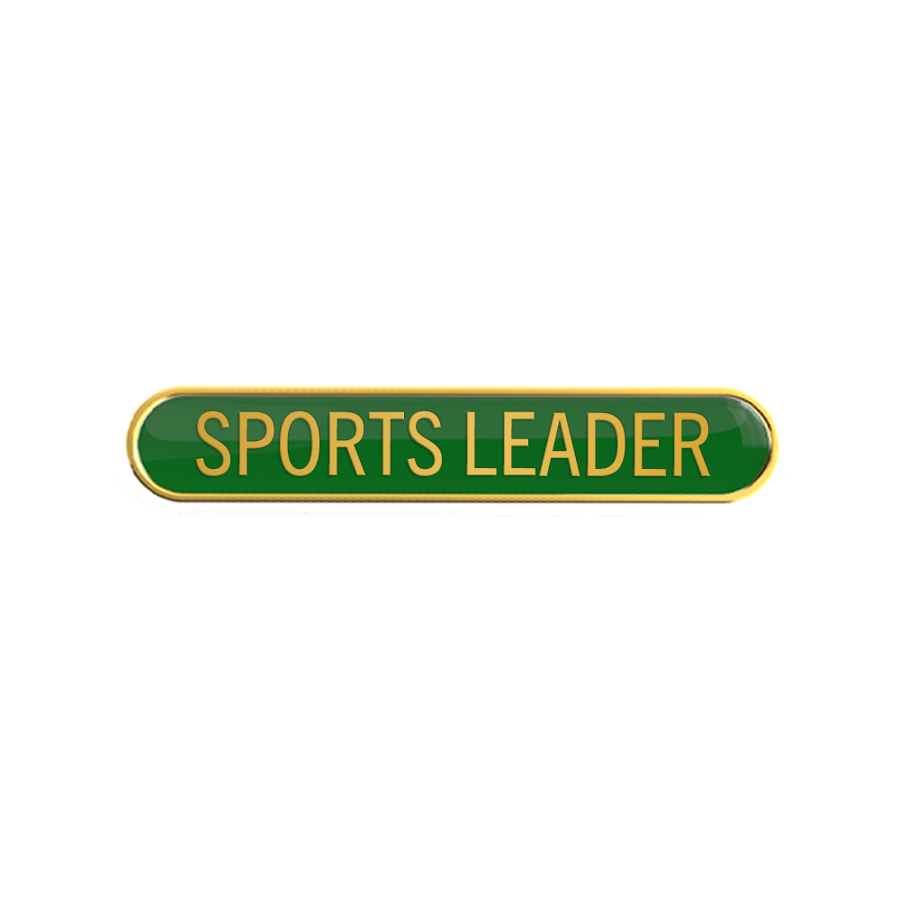 SPORTS LEADER badge green (pack of 5)