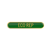 ECO REP badge green (pack of 5)