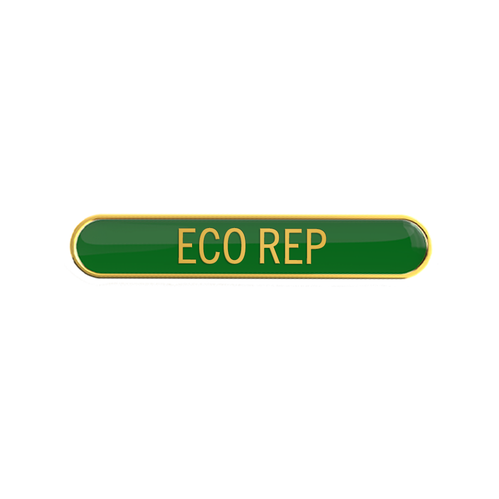 ECO REP badge green (pack of 5)