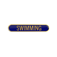 SWIMMING badge blue (pack of 5)