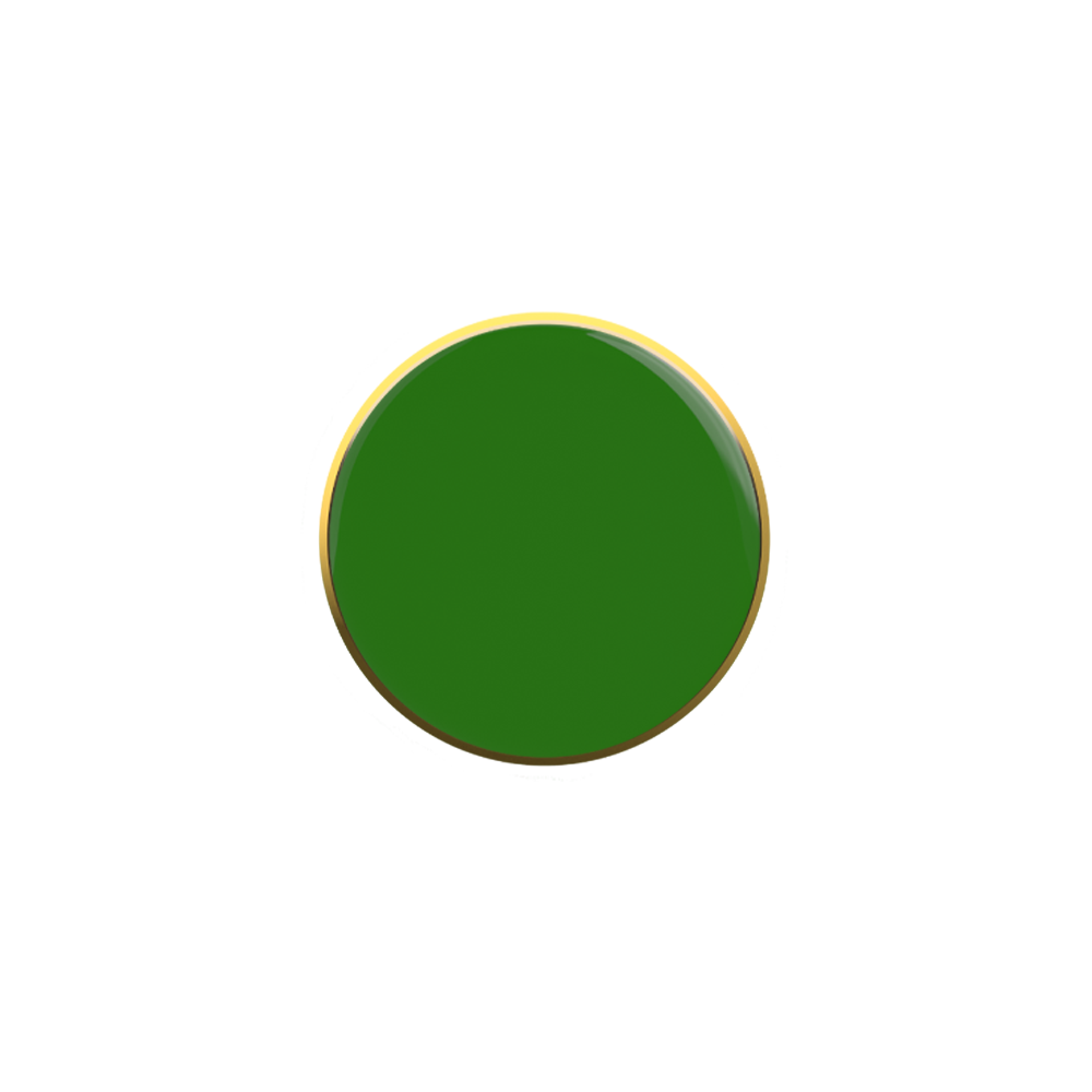 Green Circle badge (pack of 5)