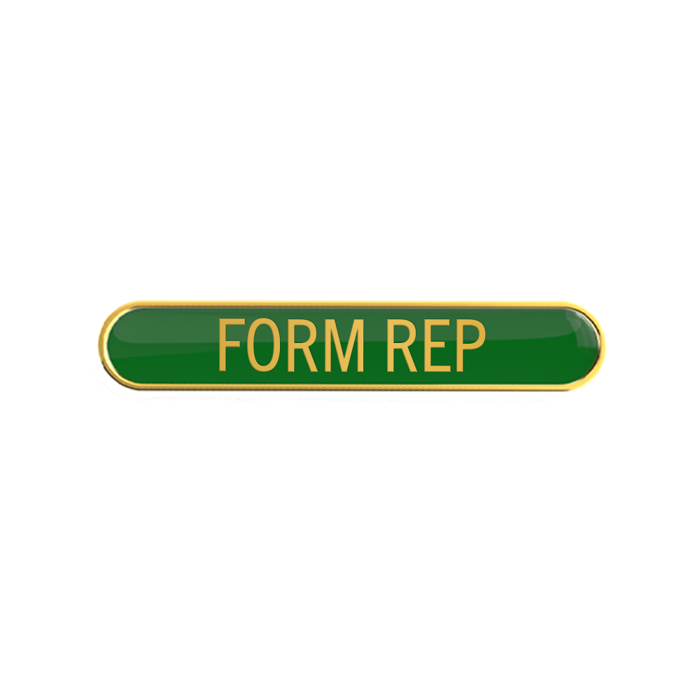 FORM REP badge green (pack of 5)