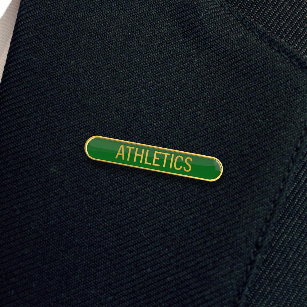 ATHLETICS badge green (pack of 5) - Image 2