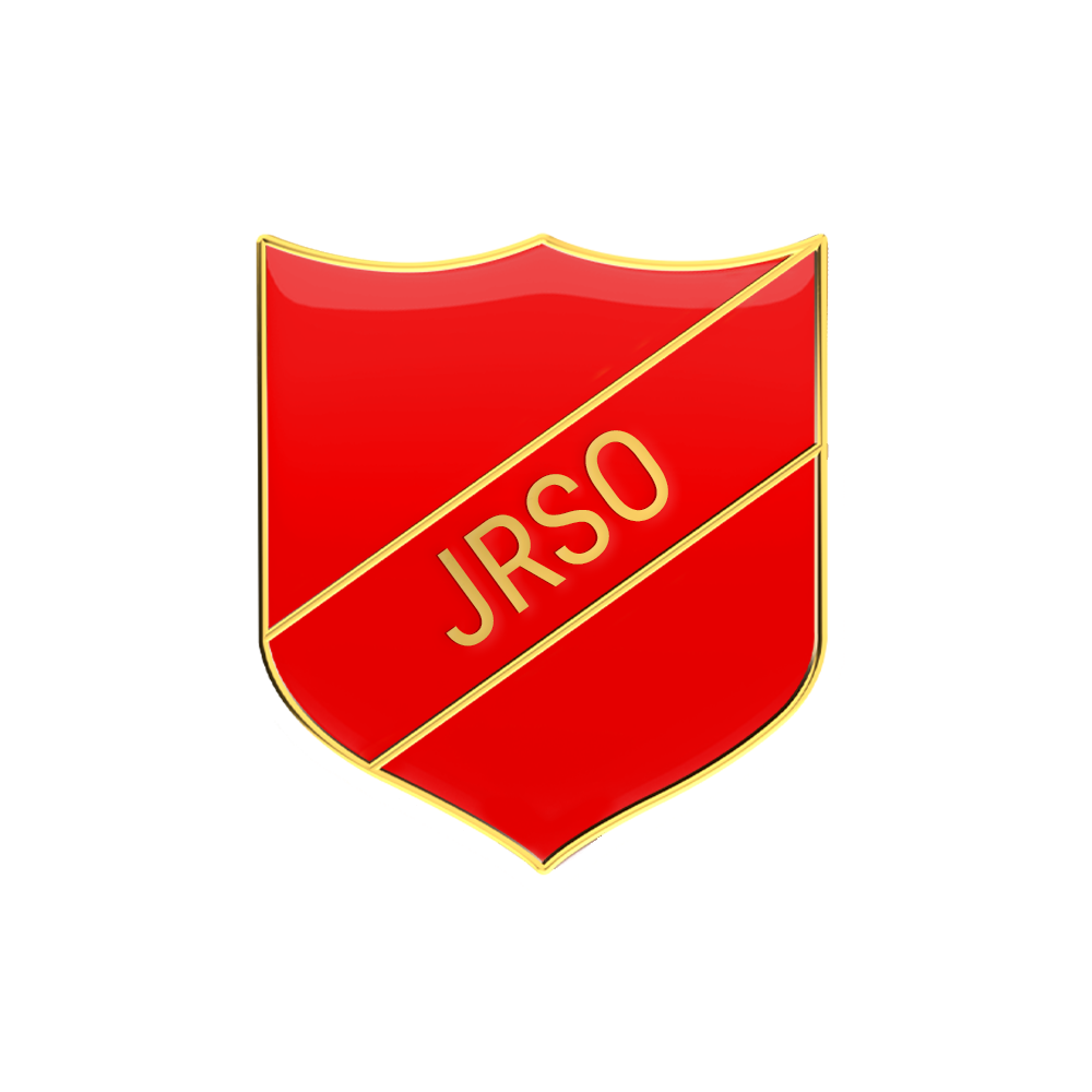 JRSO badge red (pack of 5)