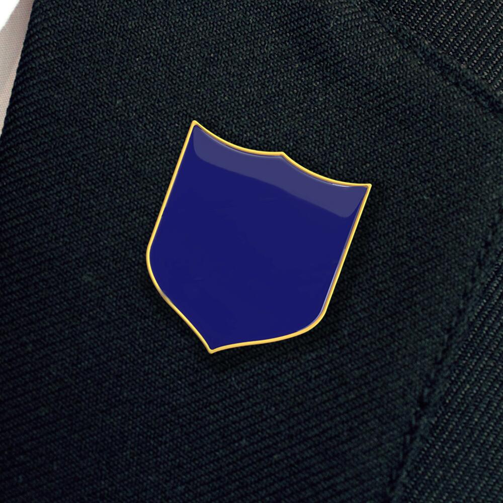 Blue Plain badge (pack of 5) - Image 2