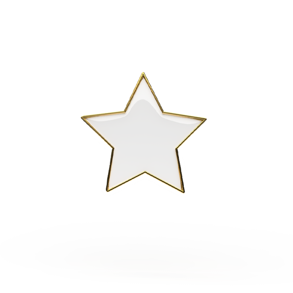 White Star badge (pack of 5)