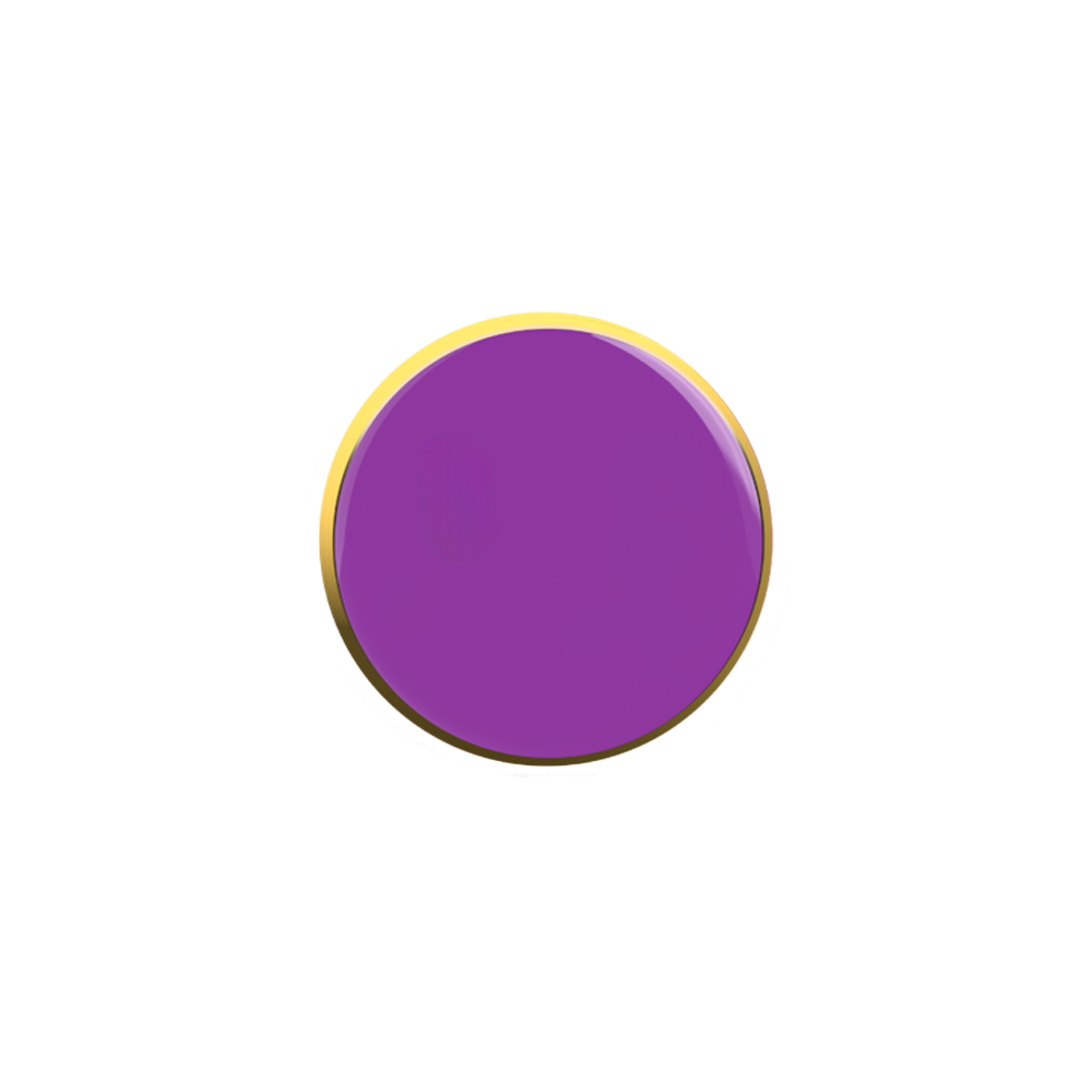 Purple Circle badge (pack of 5)