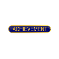 ACHIEVEMENT badge blue (pack of 5)