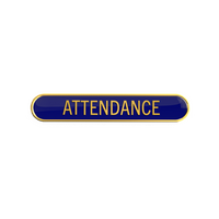 ATTENDANCE badge blue (pack of 5)