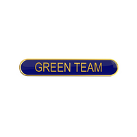 GREEN TEAM badge blue (pack of 5)