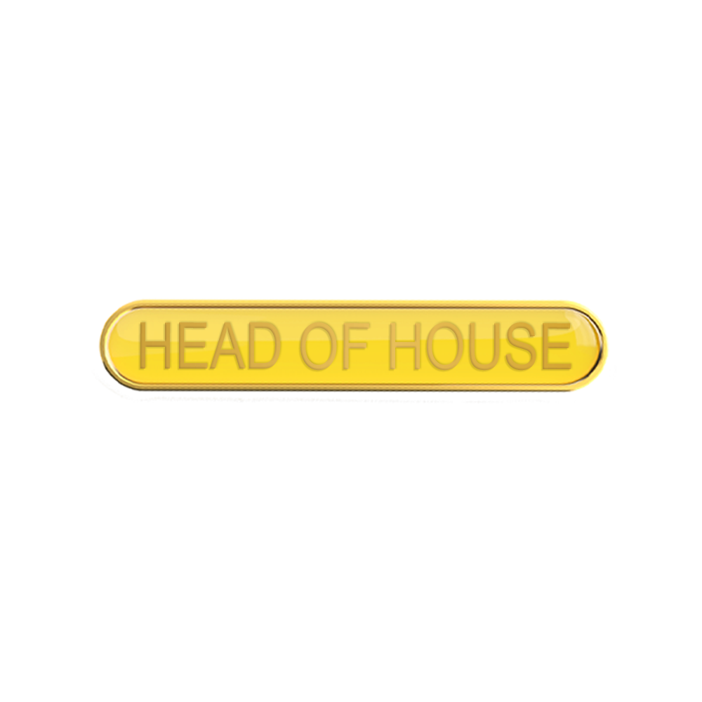 Head of House badge yellow (pack of 5)