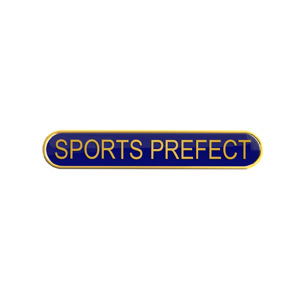 SPORTS PREFECT badge blue (pack of 5)