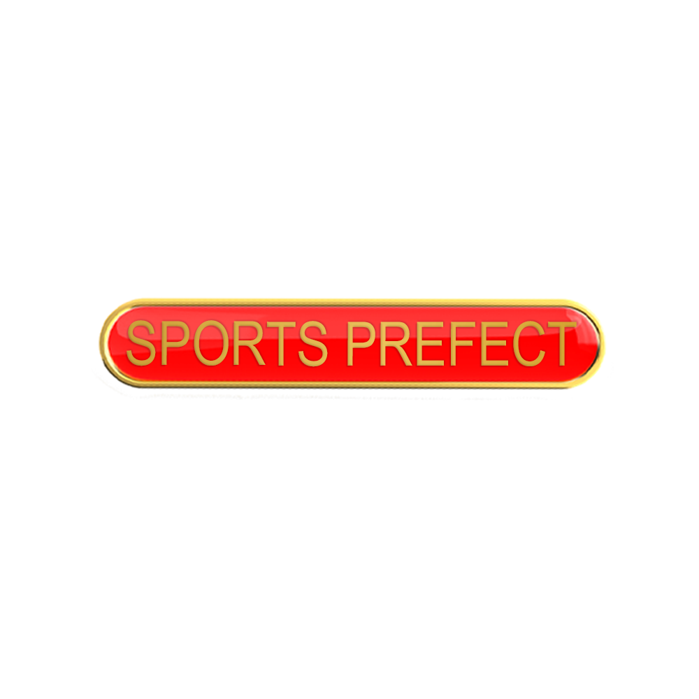 SPORTS PREFECT badge red (pack of 5)