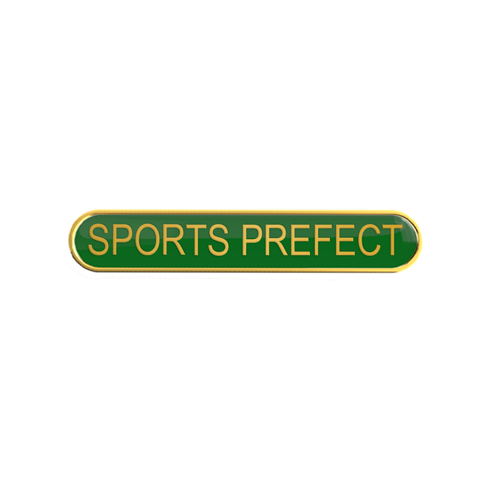 SPORTS PREFECT badge green (pack of 5)