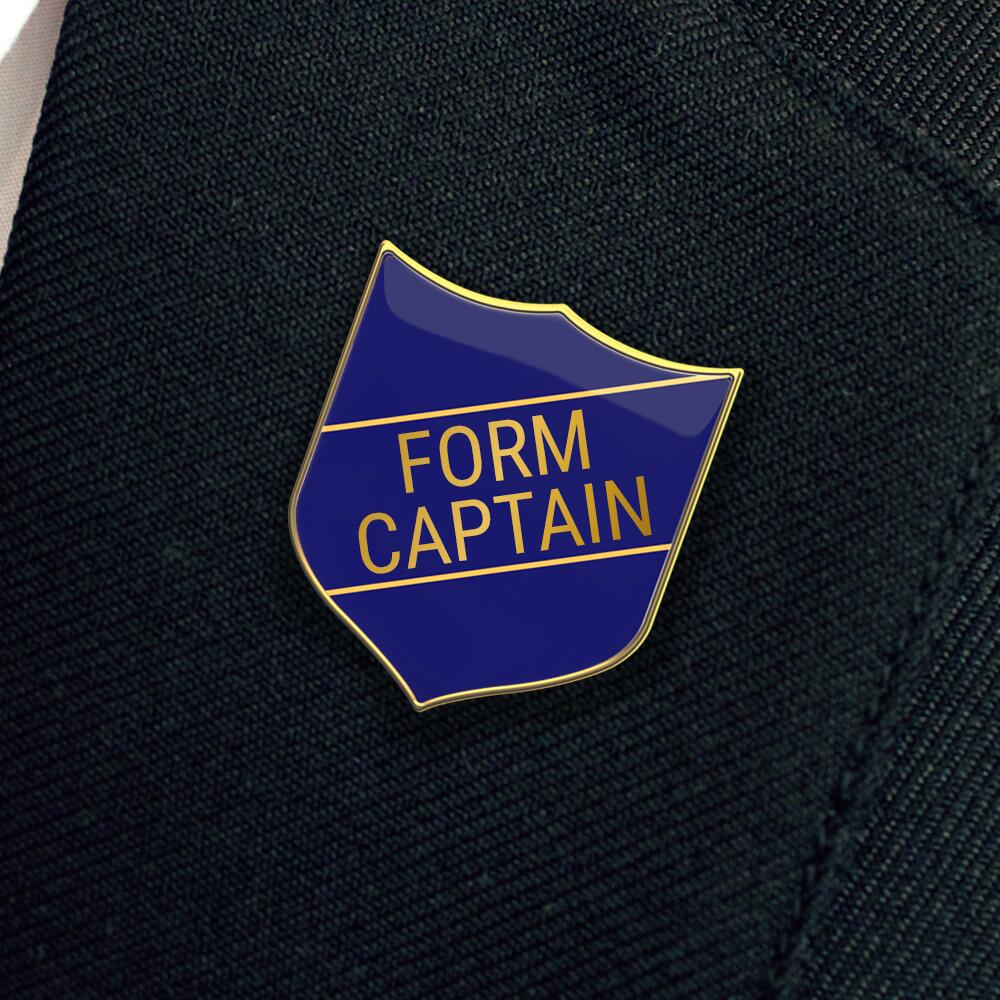 FORM CAPTAIN badge blue (pack of 5) - Image 2