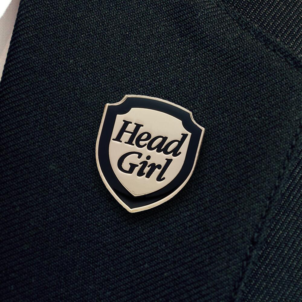 HEAD GIRL black and gold badge (pack of 5) - Image 2