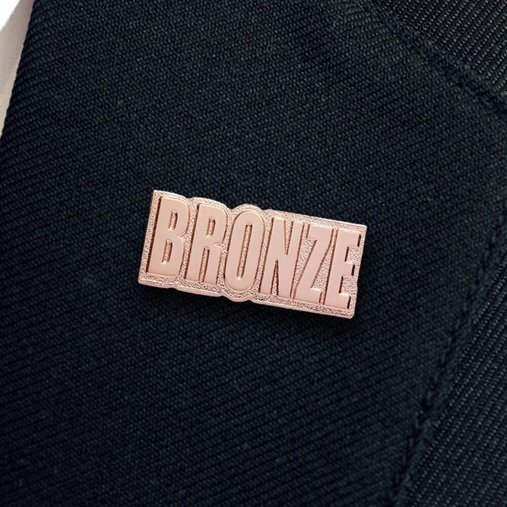 BRONZE Shaped badge (pack of 5) - Image 2